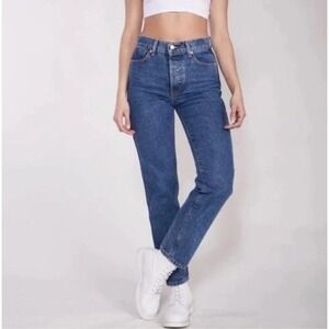 Revice Denim‎ LA Women's Size 27 Ex-Boyfriend Button Fly Jeans Friend Zone